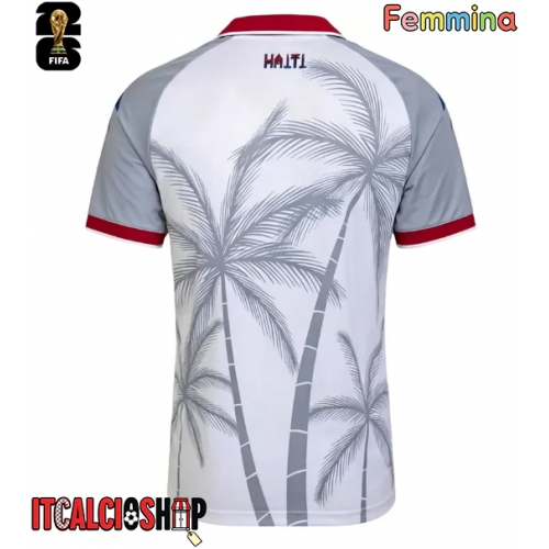 Haiti Seconda Maglia Femmina Mondiali 2026 Manica Corta